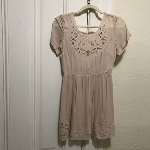 Pretty lace cutout dress